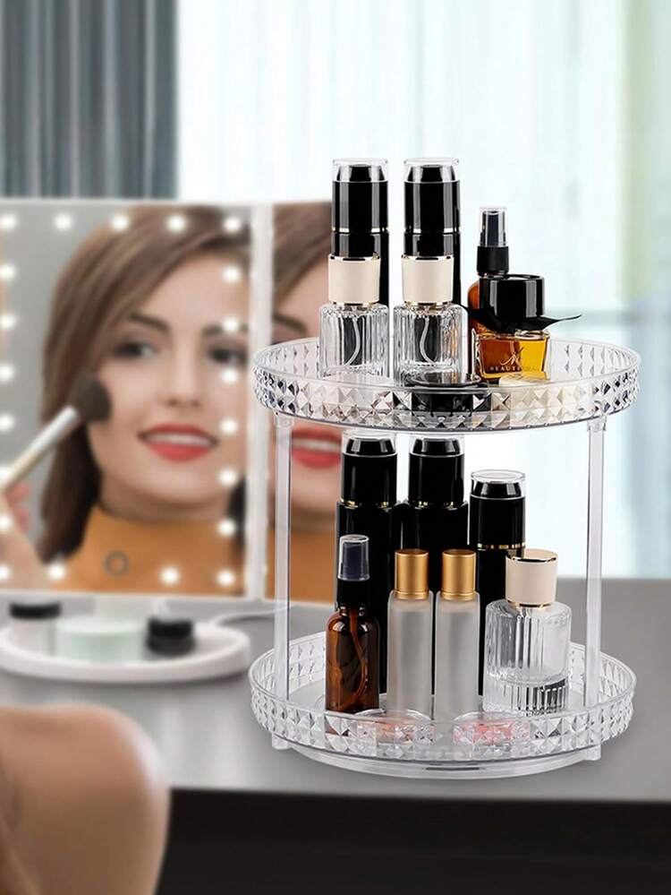 Rotirajući Organizator za Šminku i Kozmetiku 360° – Elegantan i Prostran