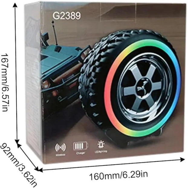 Bluetooth Zvučnik RGB LED Točak 12W