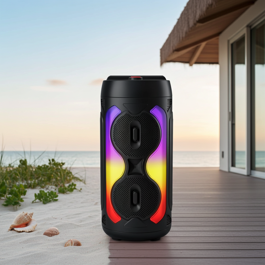 Multi-Media Bluetooth Zvučnik – Super Bass 6.5” sa RGB svetlima